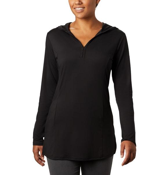 Columbia Chill River Hoodies Black For Women's NZ68307 New Zealand